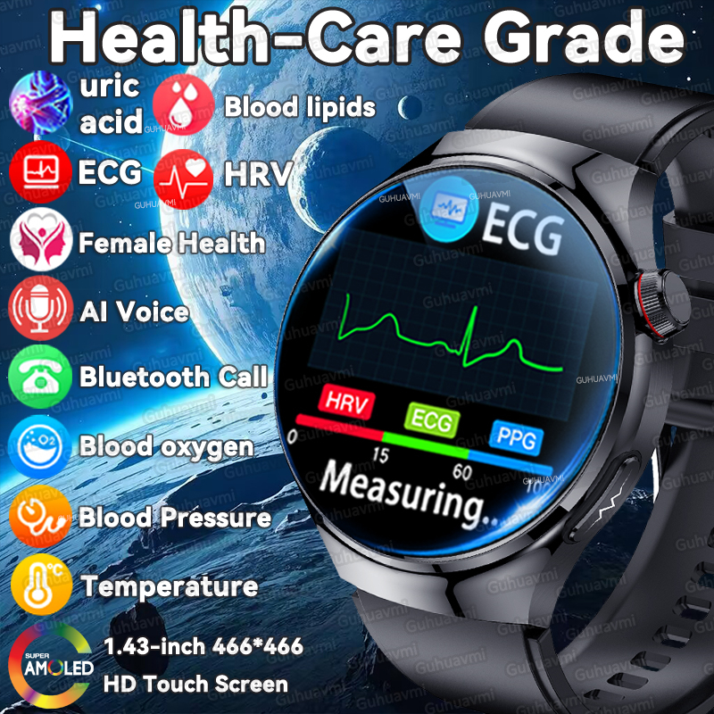 Body Jewelry Gauges - 2026New Five Organ Health Watches ECG+HRV