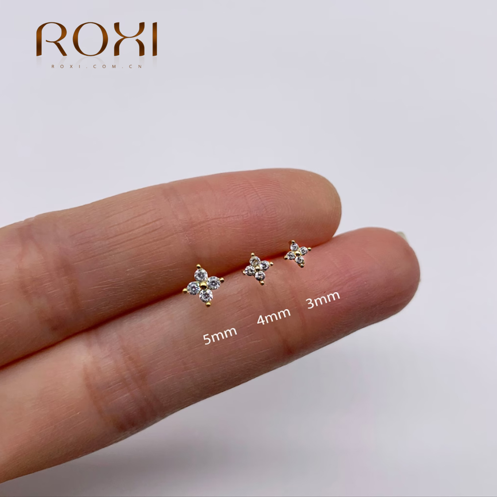 Body Jewelry Kit - ROXI 925 Sterling Silver Earring Set