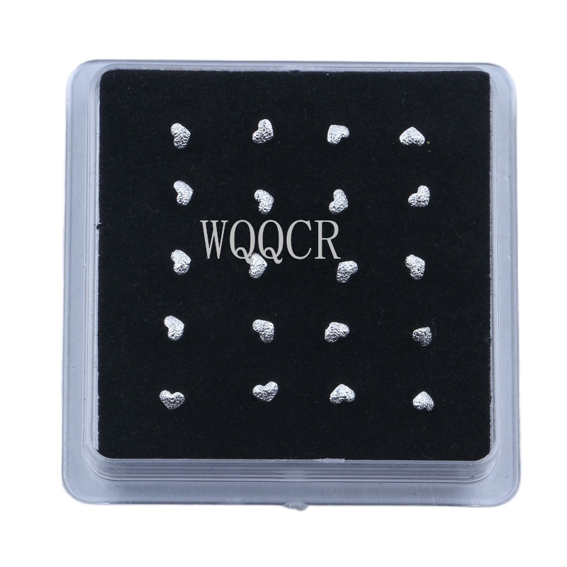 Body Jewelry Display Case - 20PCS/Box Fashionable Lovely Female Stud-Shaped Matte