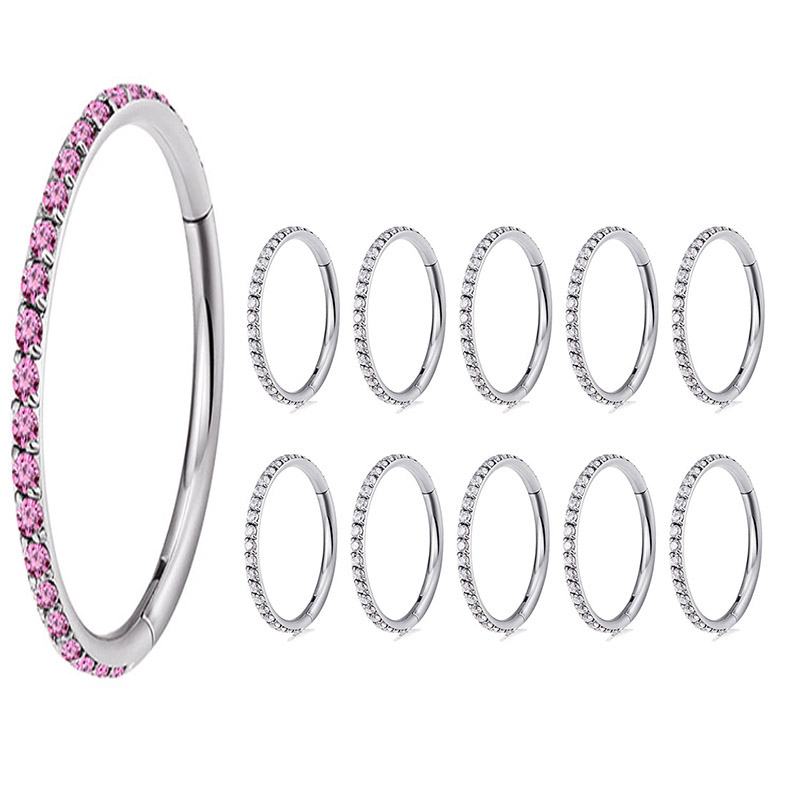 Nipple Bar Curved - 10 PCS ASTM F136 Titanium Nose
