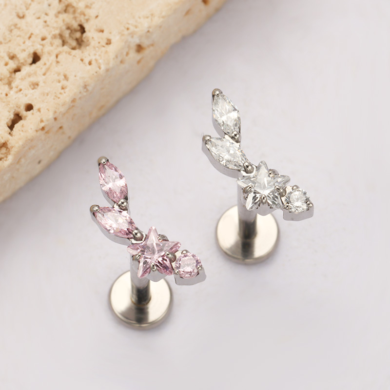 ASTM F136 Titanium Constellati - Nipple Bar Curved reseña y precio