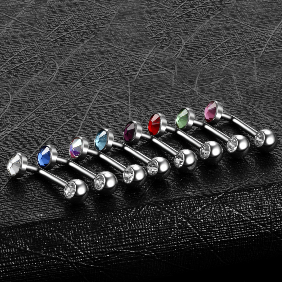 1PC Implant Grade Titanium Chr - Body Jewelry Vch reseña y precio