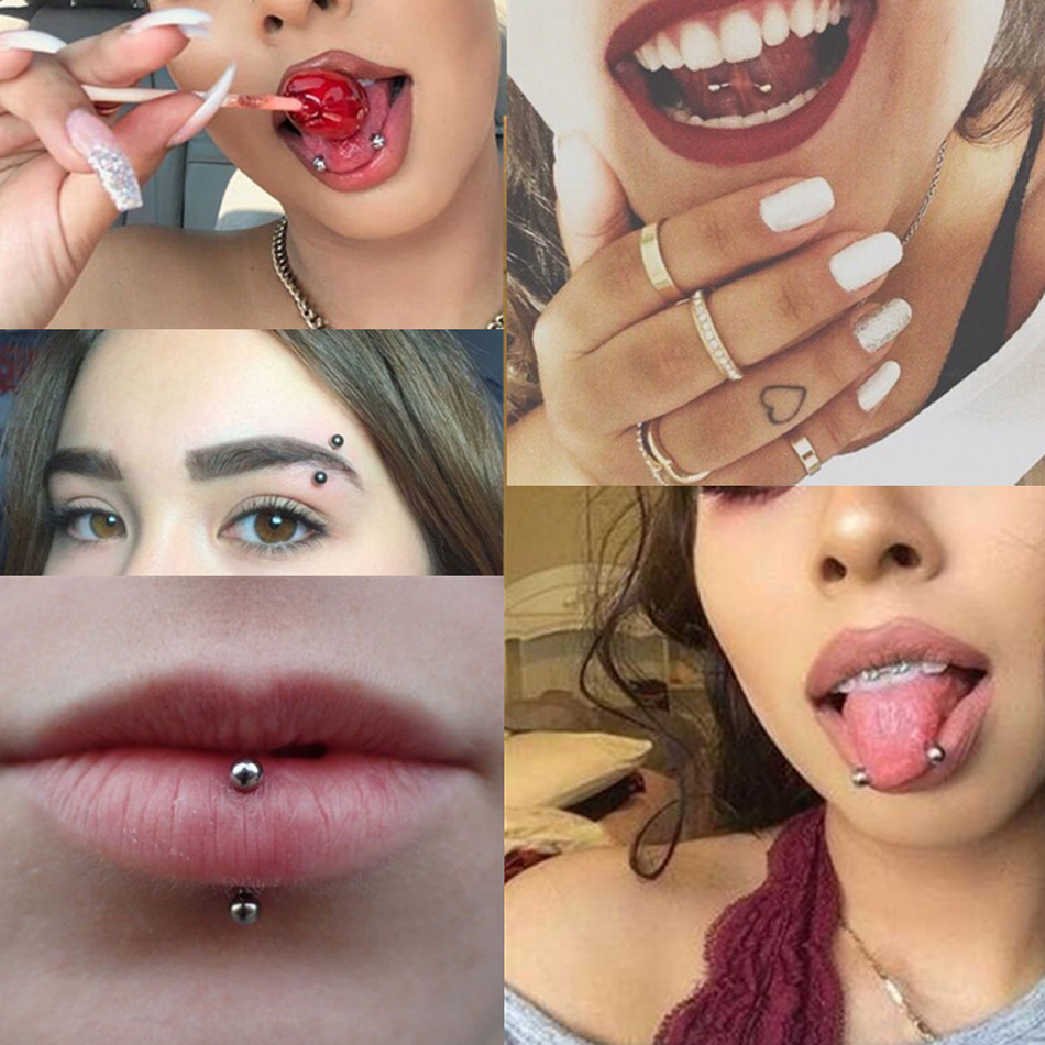 1PC 100% Titanium Eyebrow Pier - Nipple Bar Curved reseña y precio