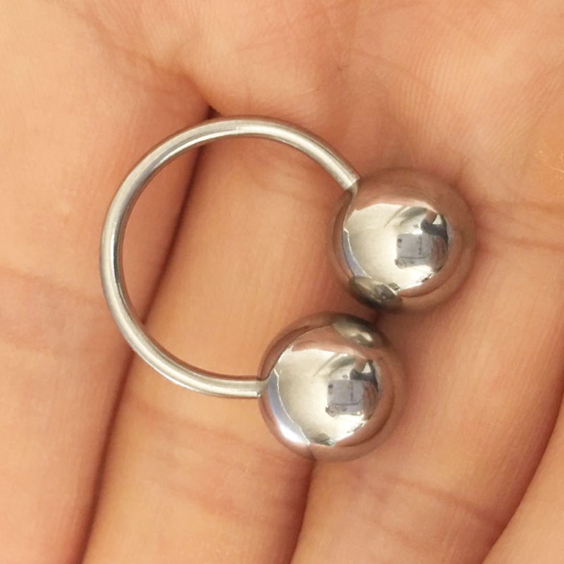 Big Ball Stainless Steel Barbe - Nipple Bar Curved reseña y precio