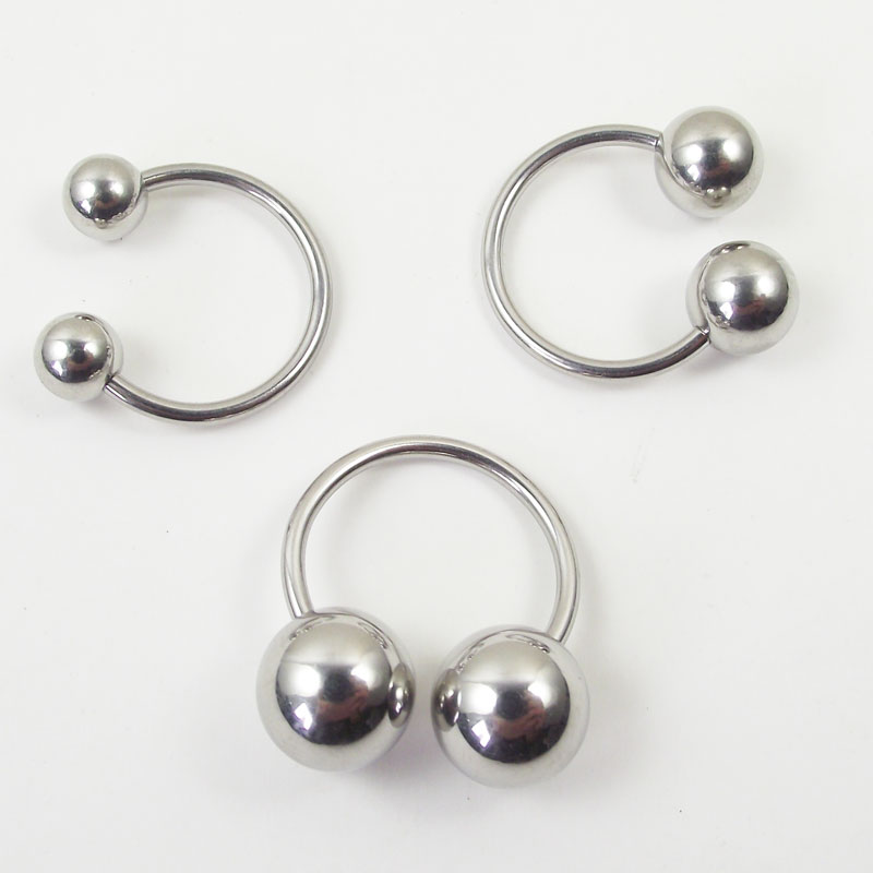 Big Ball Stainless Steel Barbe - Nipple Bar Curved reseña y precio