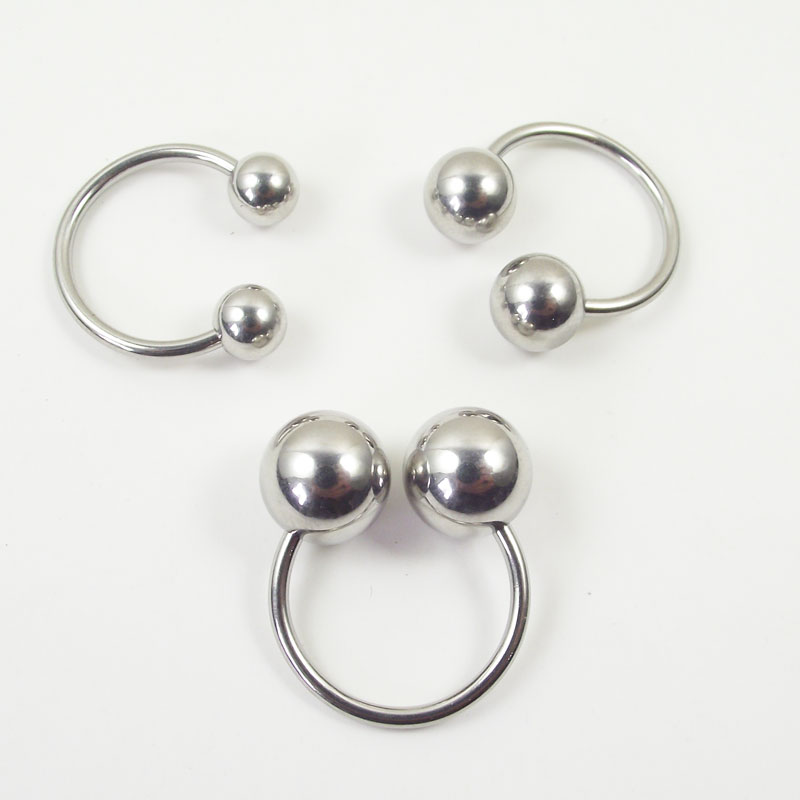 Big Ball Stainless Steel Barbe - Nipple Bar Curved reseña y precio