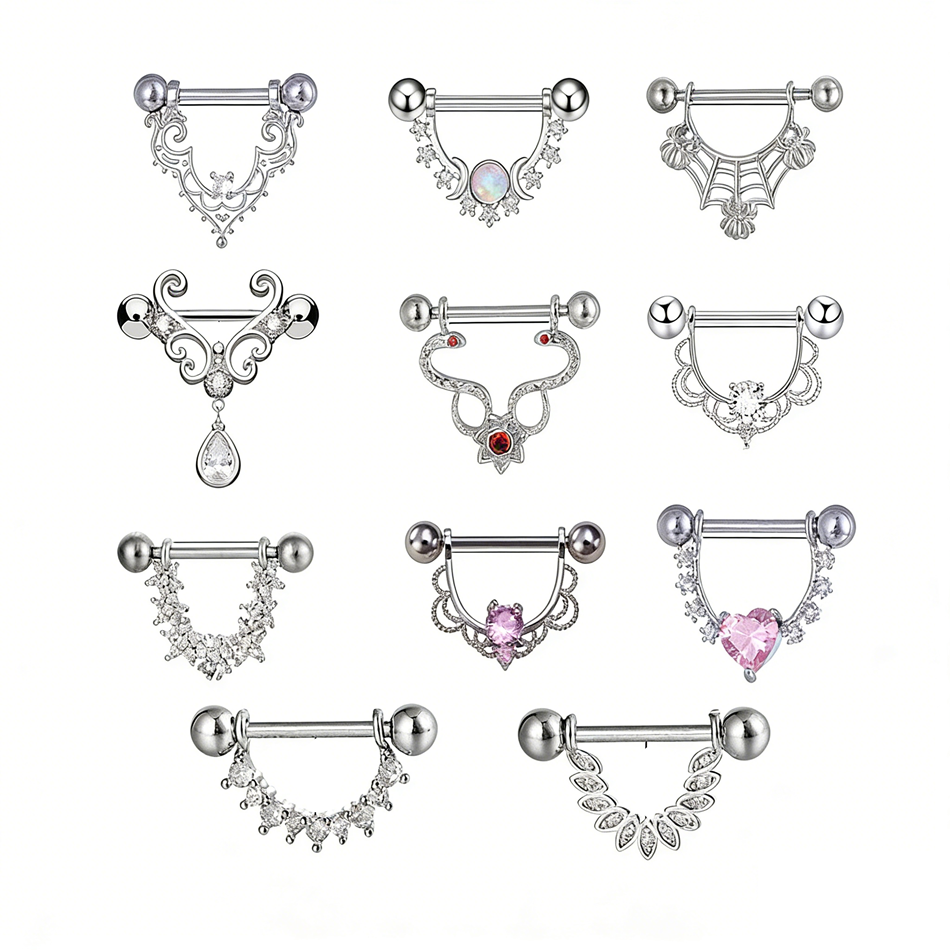 2pc 16G 14G Titanium Barbell C - Body Jewelry Shop reseña y precio