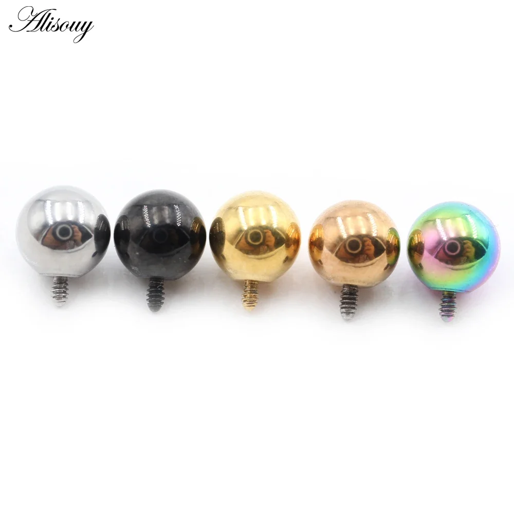 Alisouy 2pcs Stainless Steel R - Nipple Bar Curved reseña y precio