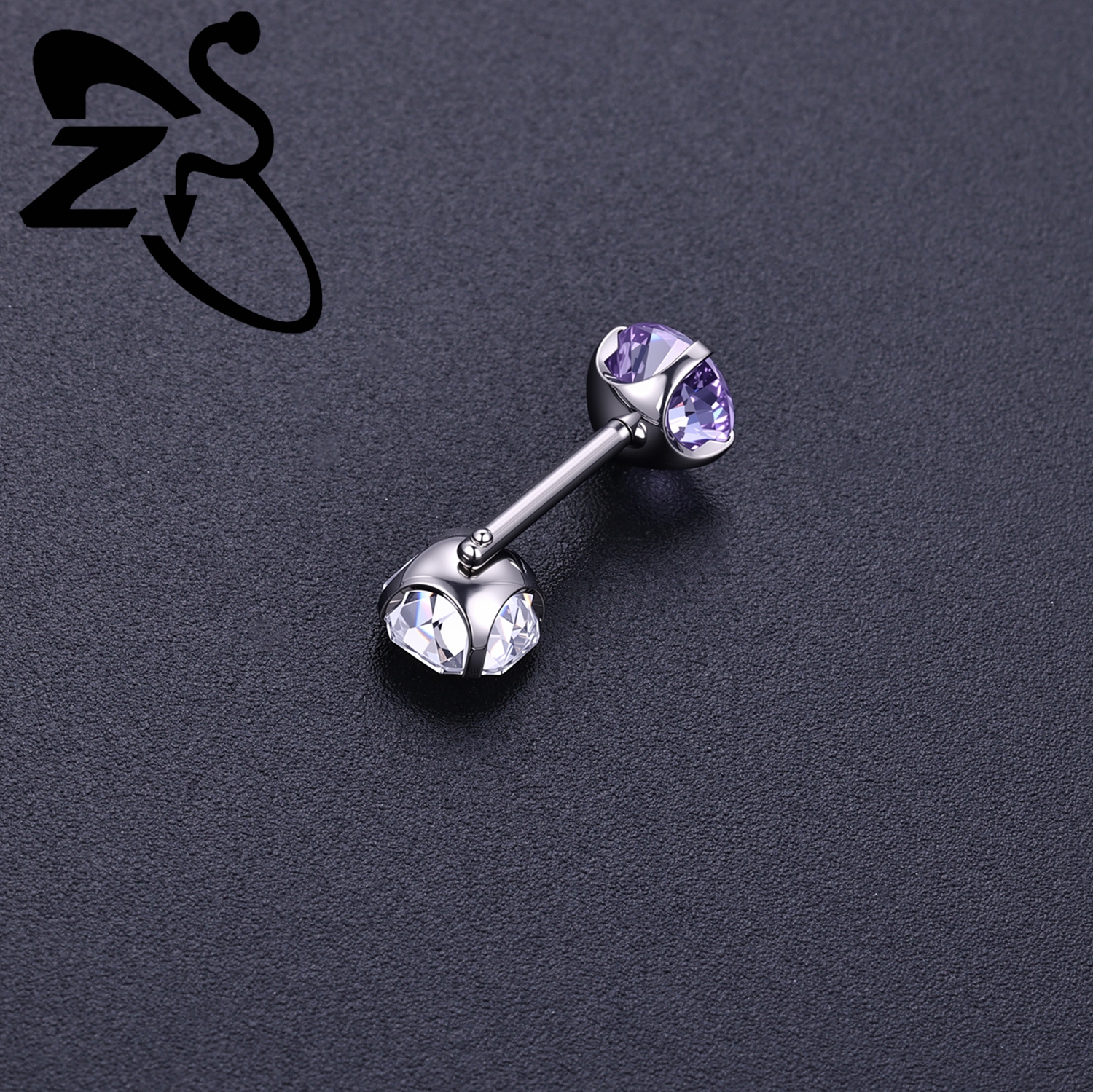 ZS ASTM F136 Titanium 1-5pcs/l - Nipple Bar Curved reseña y precio