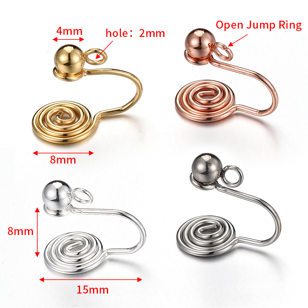 10pcs Stainless Steel Ear Clip - Body Jewelry Kit reseña y precio