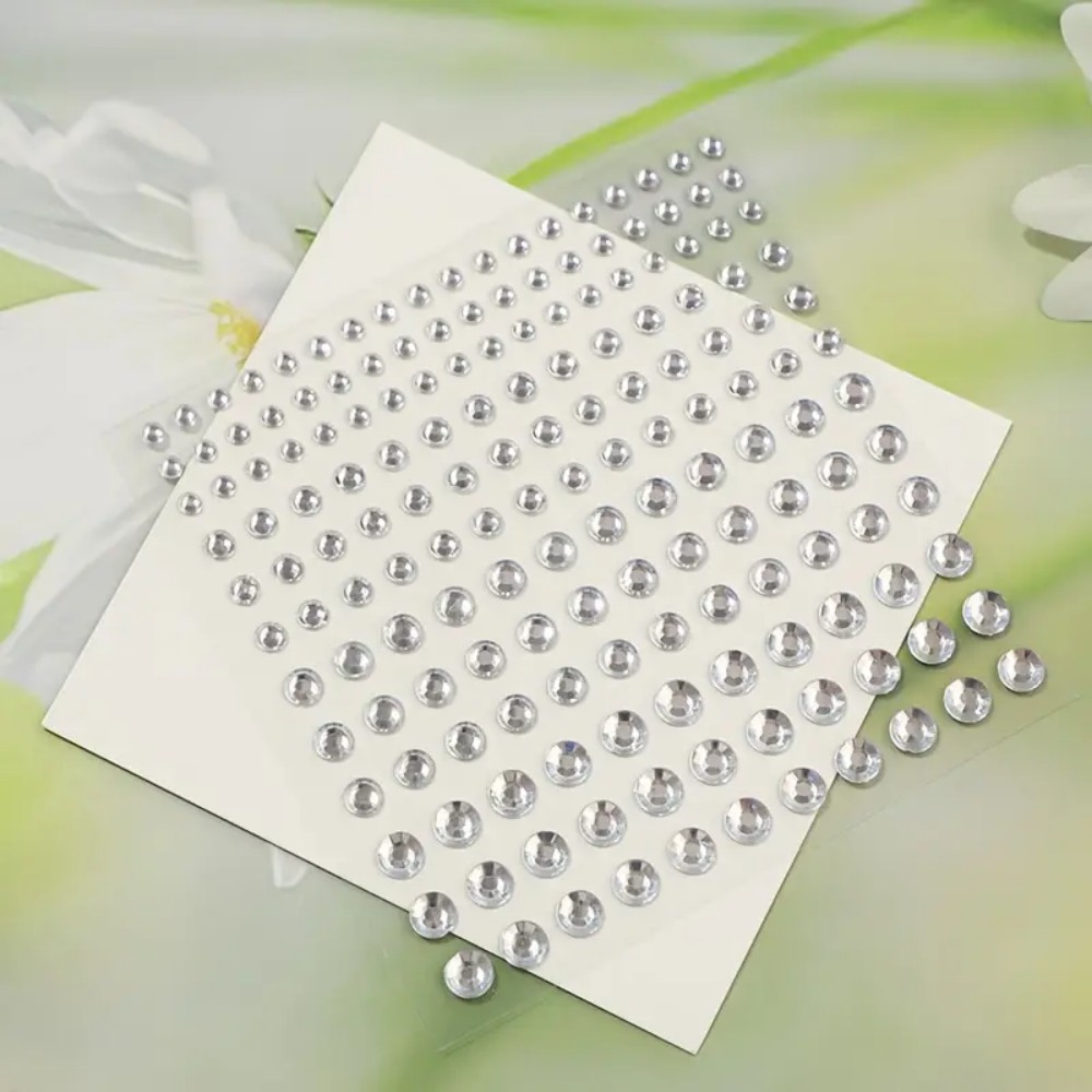 165pcs Self-Adhesive Rhineston - Body Jewelry And Piercing reseña y precio