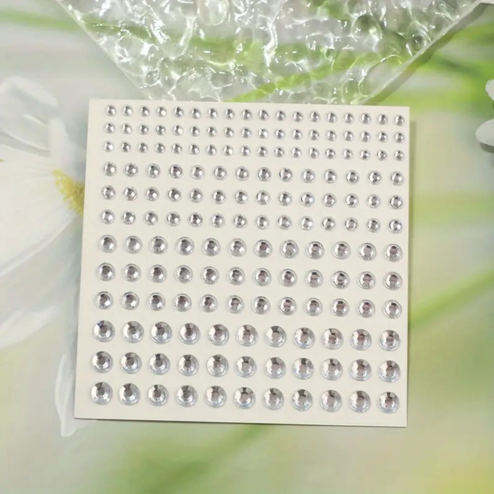 165pcs Self-Adhesive Rhineston - Body Jewelry And Piercing reseña y precio