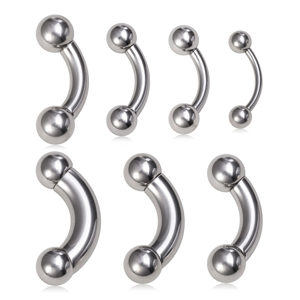 1pc Big Size Genital Curved Ba - Nipple Bar Curved reseña y precio