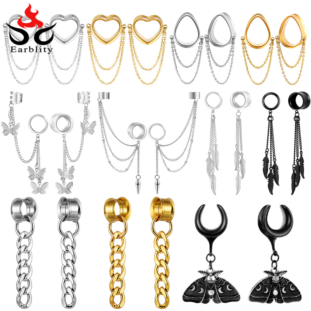 Osbourney 2PCS Stainless Steel - Body Jewelry Gauges reseña y precio