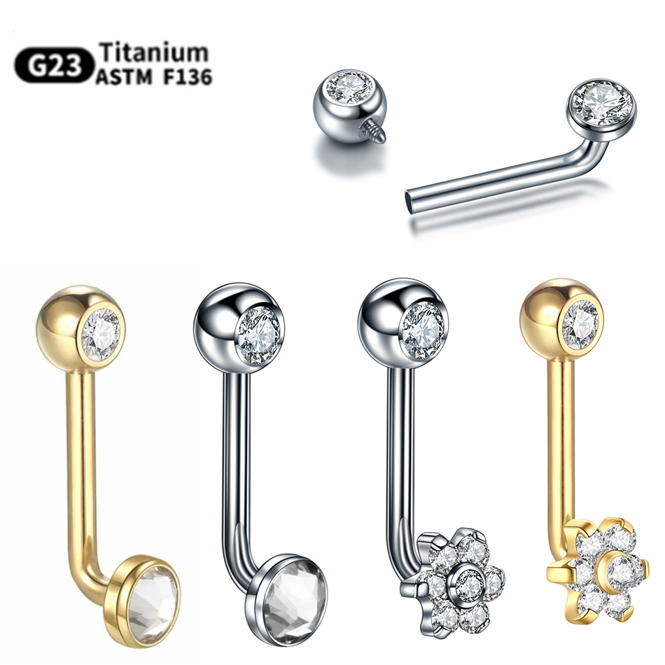 1PC Titanium Christina Vertica - Body Jewelry Vch reseña y precio
