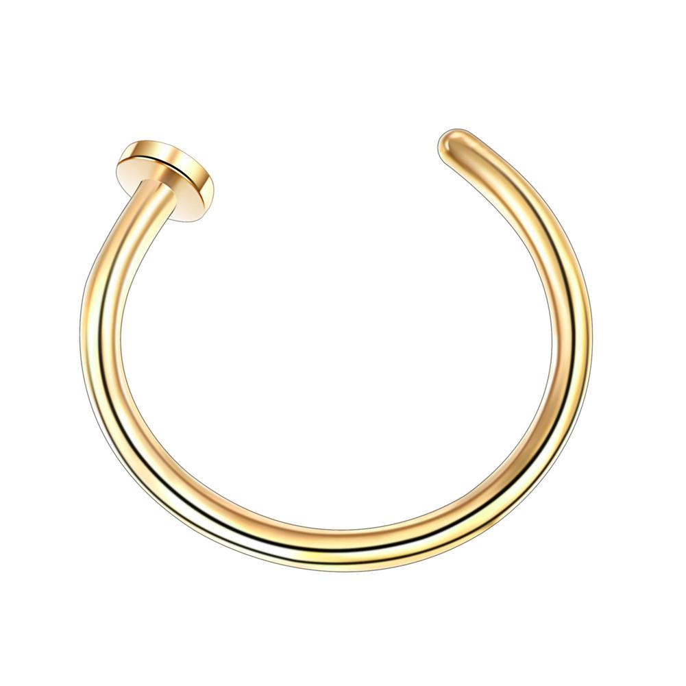 1PCS Fake Piercing Nose Hoop S - Body Jewelry And Piercing reseña y precio