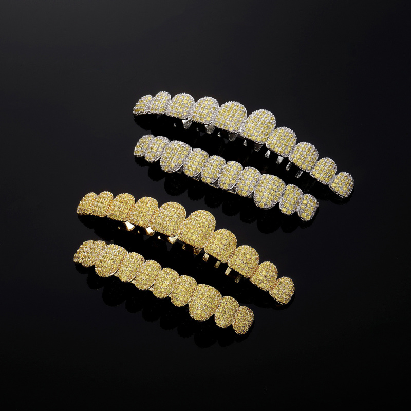 New Exquisite Hip-Hop Full Dia - Body Jewelry Real Gold reseña y precio