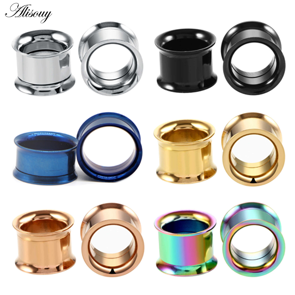 1pc 2mm-25mm Stainless Steel E - Body Jewelry Gauges reseña y precio