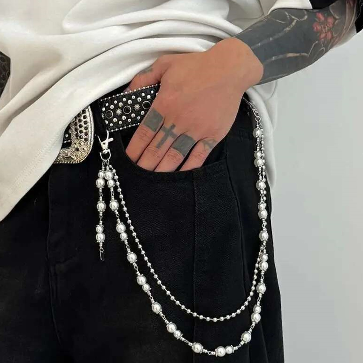 Salircon Punk Multilayer Imita - Body Jewelry For Men reseña y precio