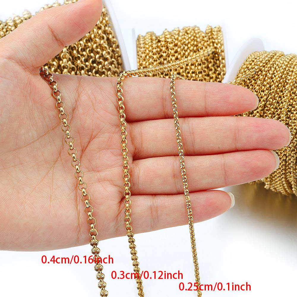 1 meter 2-4mm Stainless Steel  - Body Jewelry Beach reseña y precio