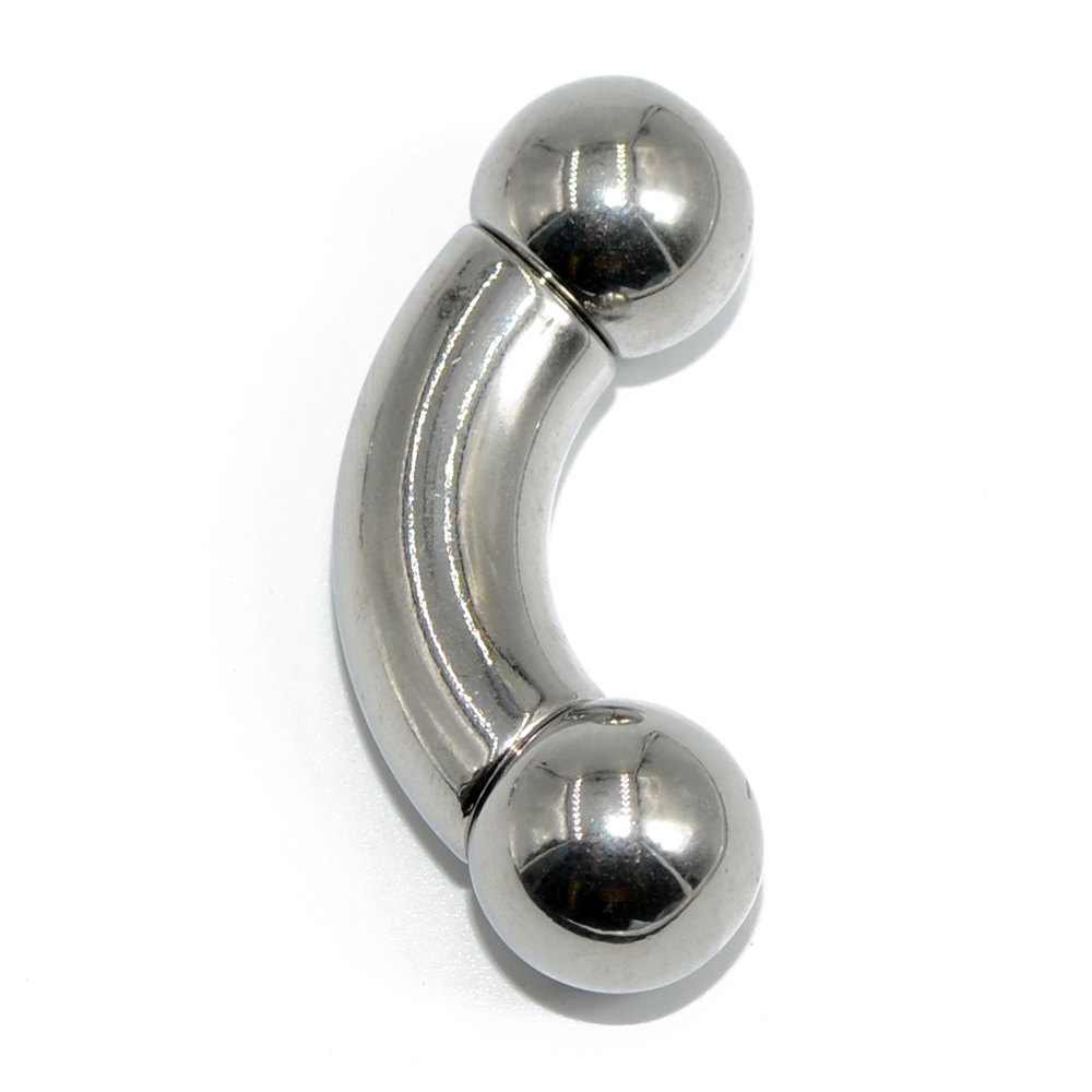 1Pc Big Size Stainless Steel S - Nipple Bar Curved reseña y precio