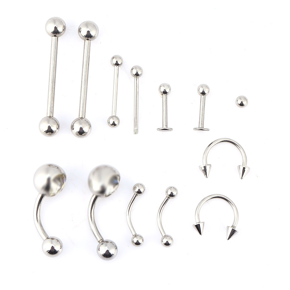 20pcs /set Tongue Nose Belly B - Body Jewelry Kit reseña y precio