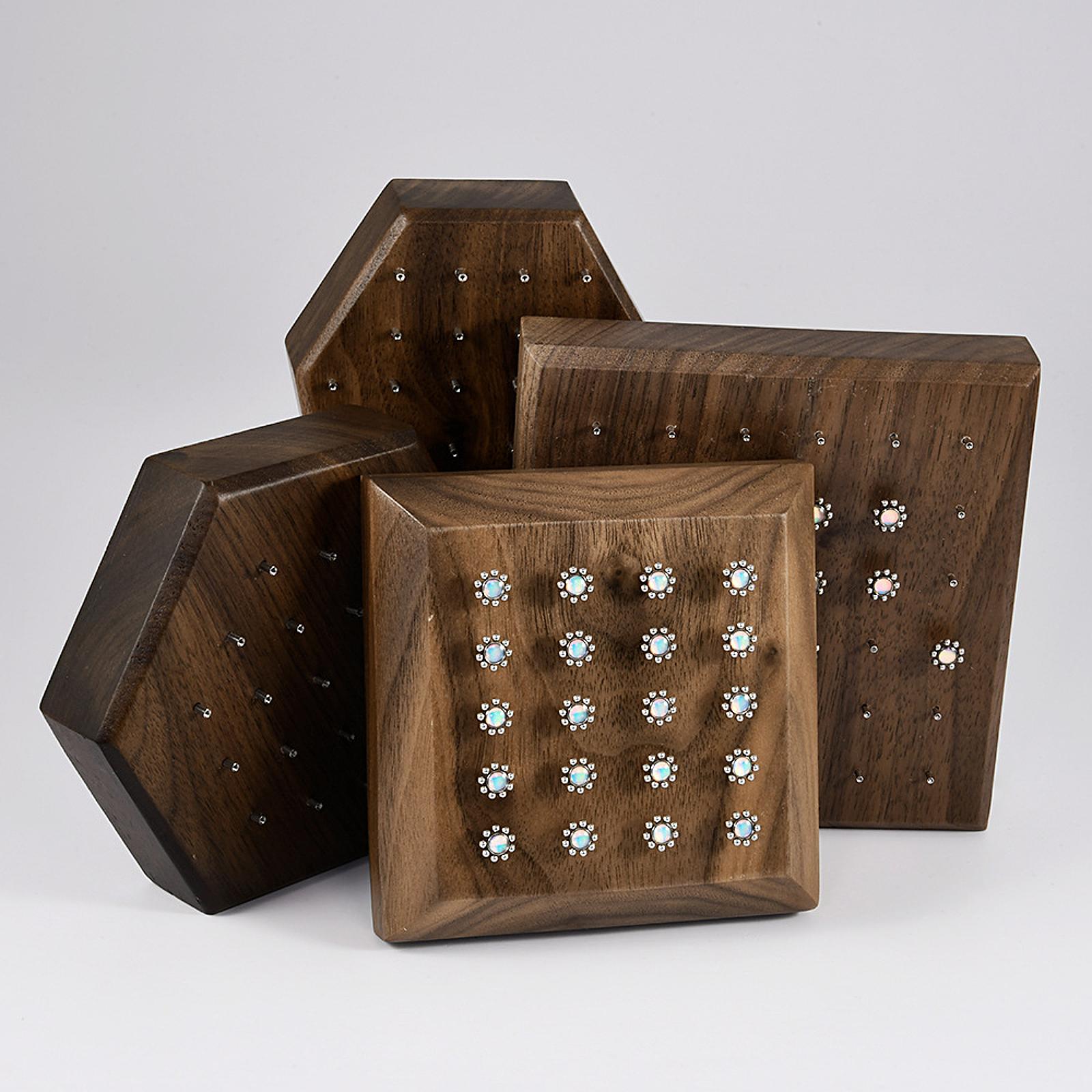 Piercing Jewelry Stand Wood Ea - Body Jewelry Display Case reseña y precio