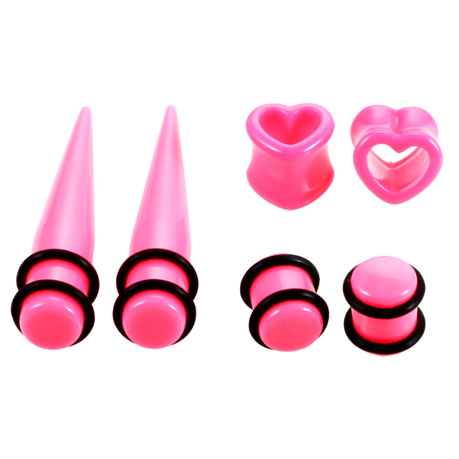 36pcs-54pcs 14G-00G Acrylic Ea - Body Jewelry Gauges reseña y precio