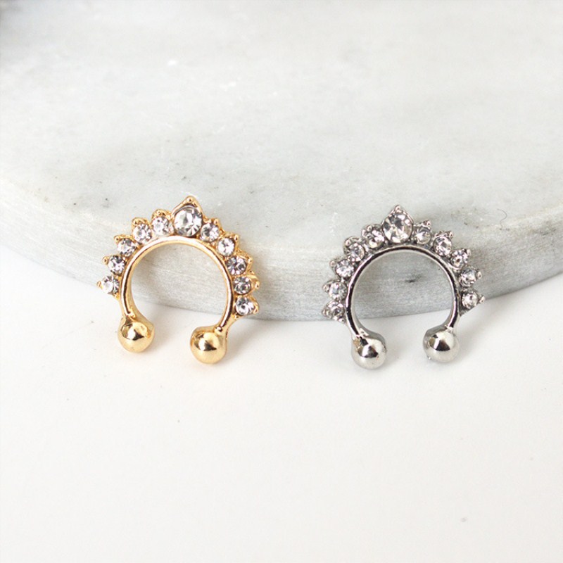 1PC U-Shape Nose Clip Fake Nos - Body Jewelry Ear reseña y precio