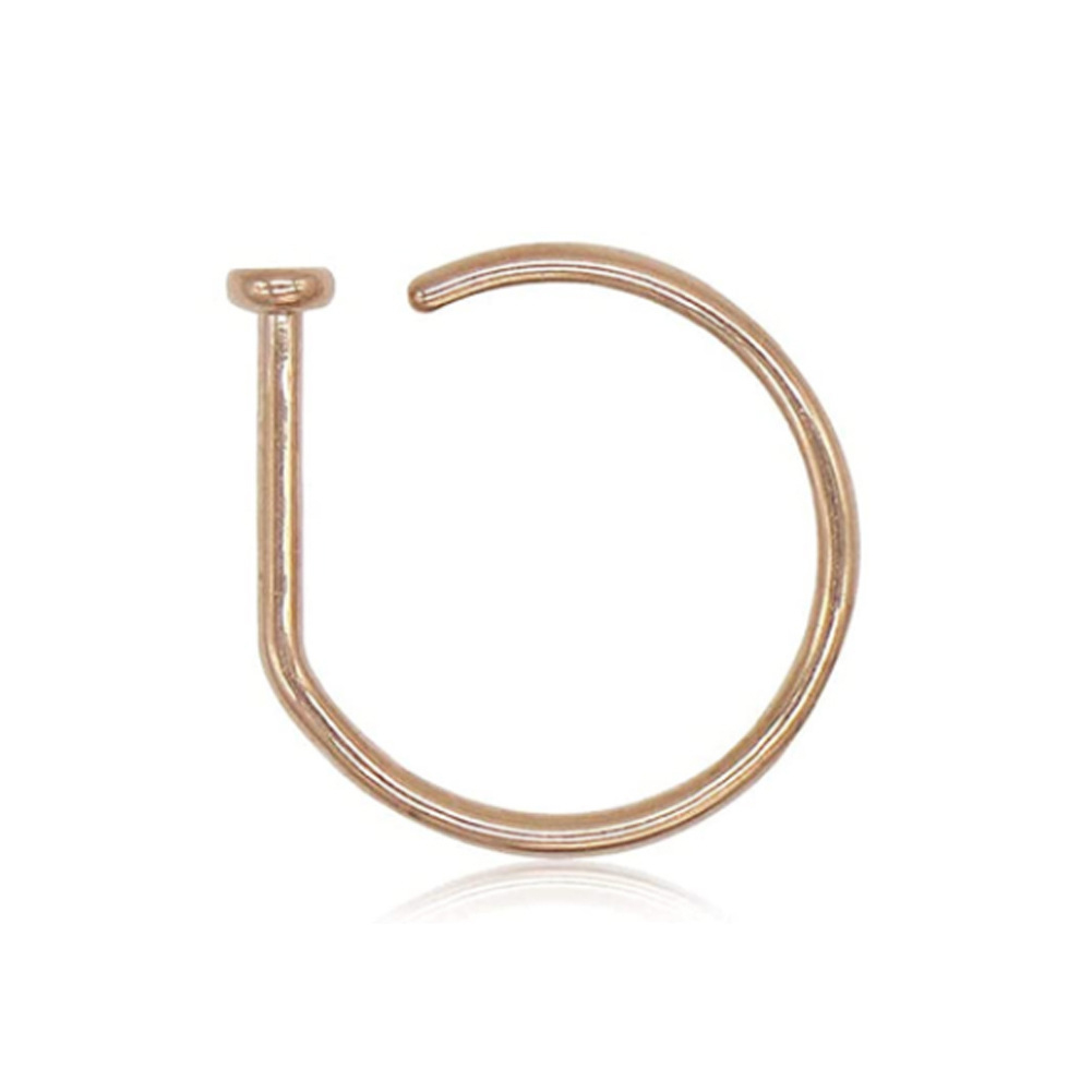 1PC Woman Man Fake Nose Rings  - Body Jewelry Nose Studs reseña y precio