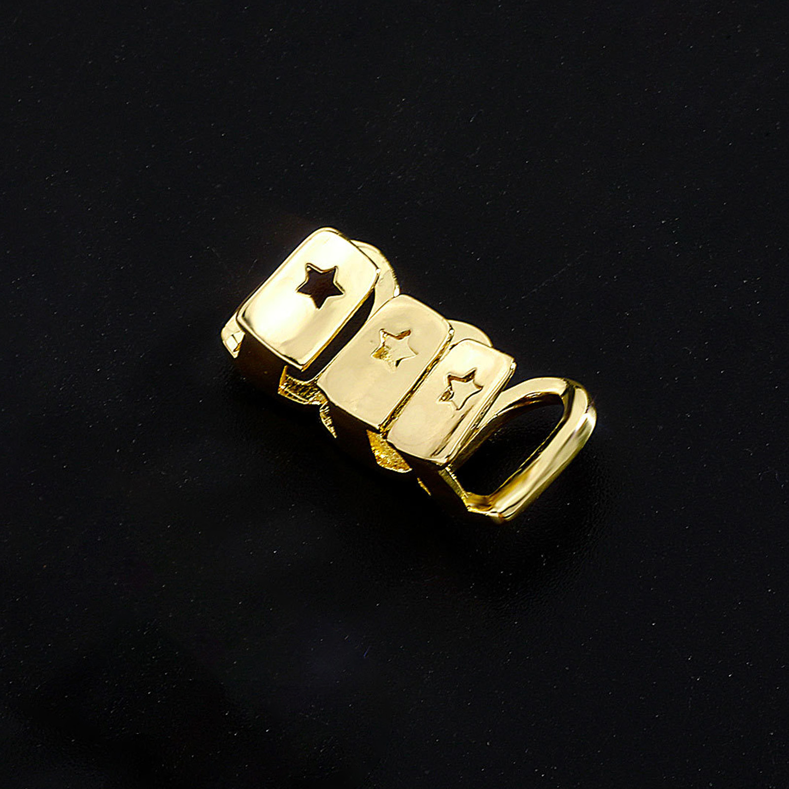 Rhinestone Teeth Cover Gold Pl - Body Jewelry And Piercing reseña y precio