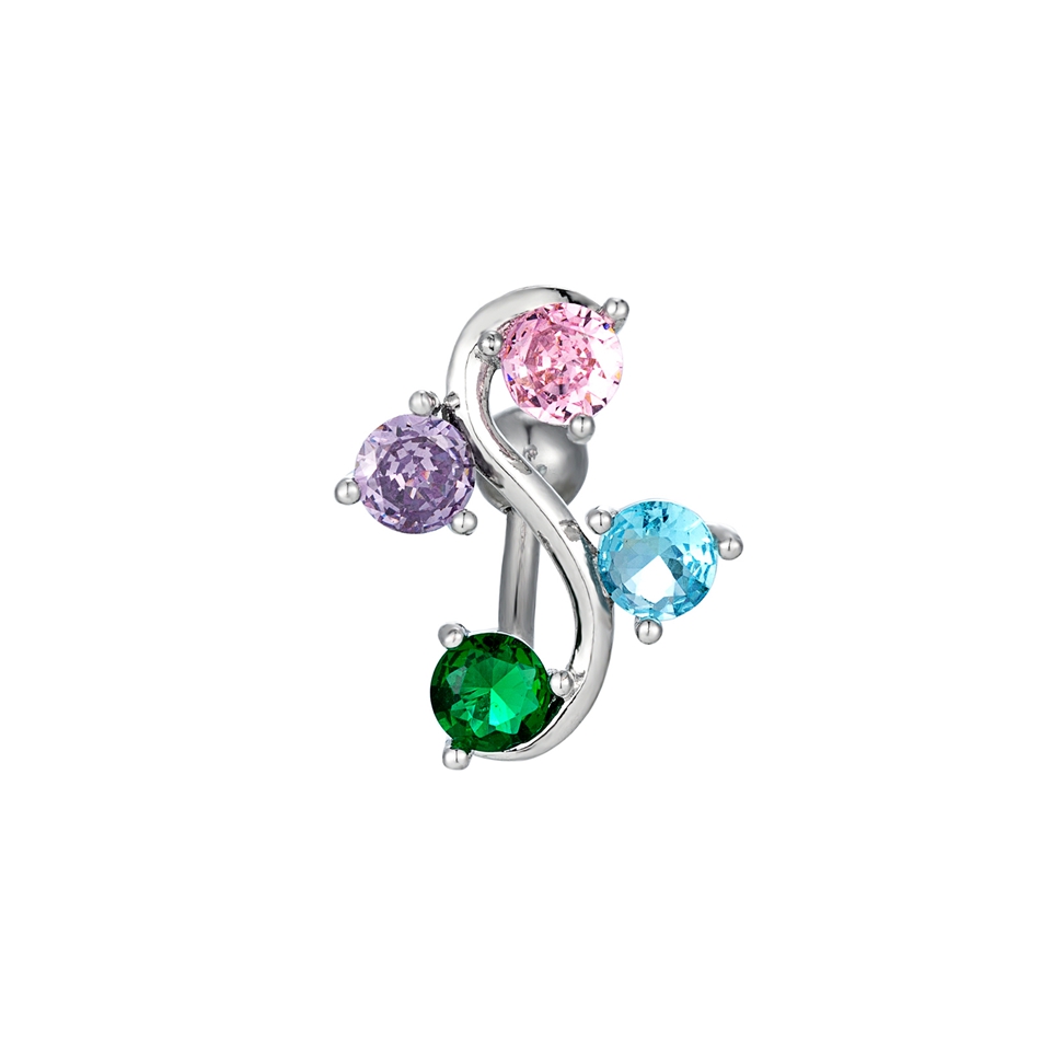 Stainless Steel Curved Belly R - Body Jewelry Shop reseña y precio