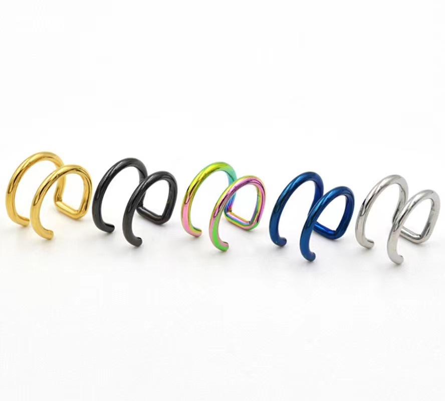 2Pcs 316L Stainless Steel Clip - Body Jewelry Ear reseña y precio