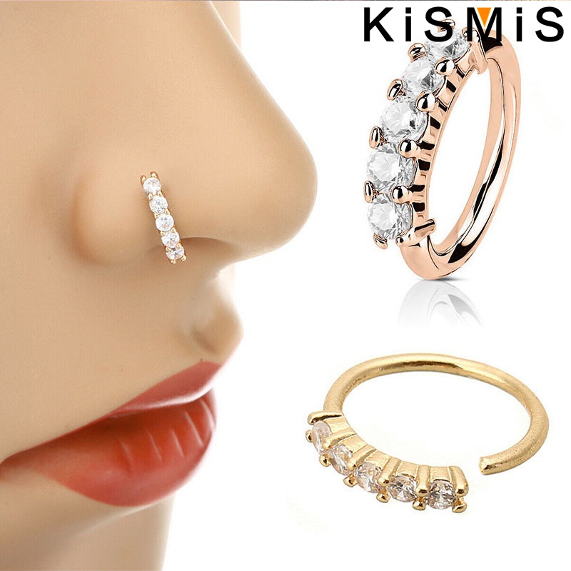Small Hoop Earrings Nose Rings - Body Jewelry And Piercing reseña y precio