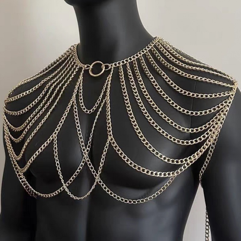 Body Chain for Men Jewelry Lan - Body Jewelry For Men reseña y precio