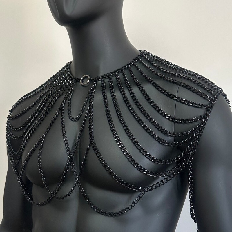 Body Chain for Men Jewelry Lan - Body Jewelry For Men reseña y precio