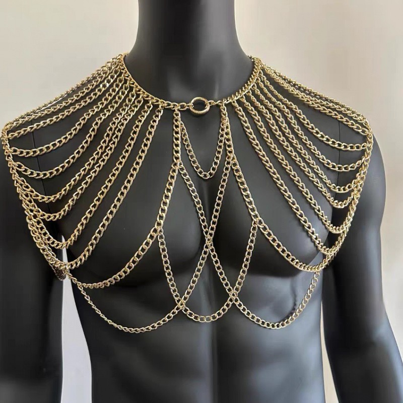 Body Chain for Men Jewelry Lan - Body Jewelry For Men reseña y precio