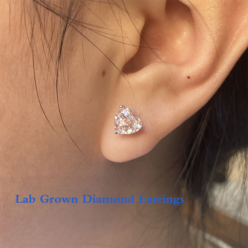 1Ct Each VS Pink Heart Cut CVD - Body Jewelry Vch reseña y precio