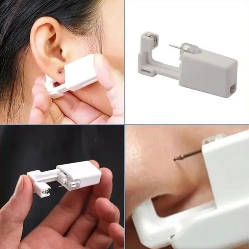 1-10pcs Safety Ear Piercing Gu - Body Jewelry Kit reseña y precio