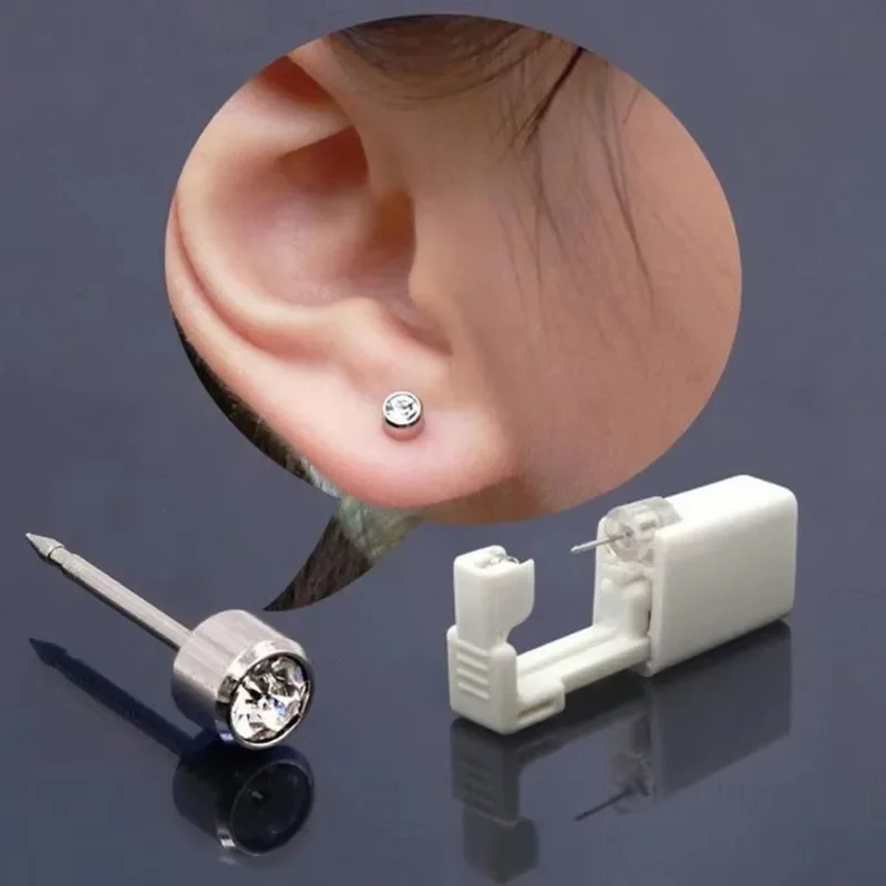 1-10pcs Safety Ear Piercing Gu - Body Jewelry Kit reseña y precio