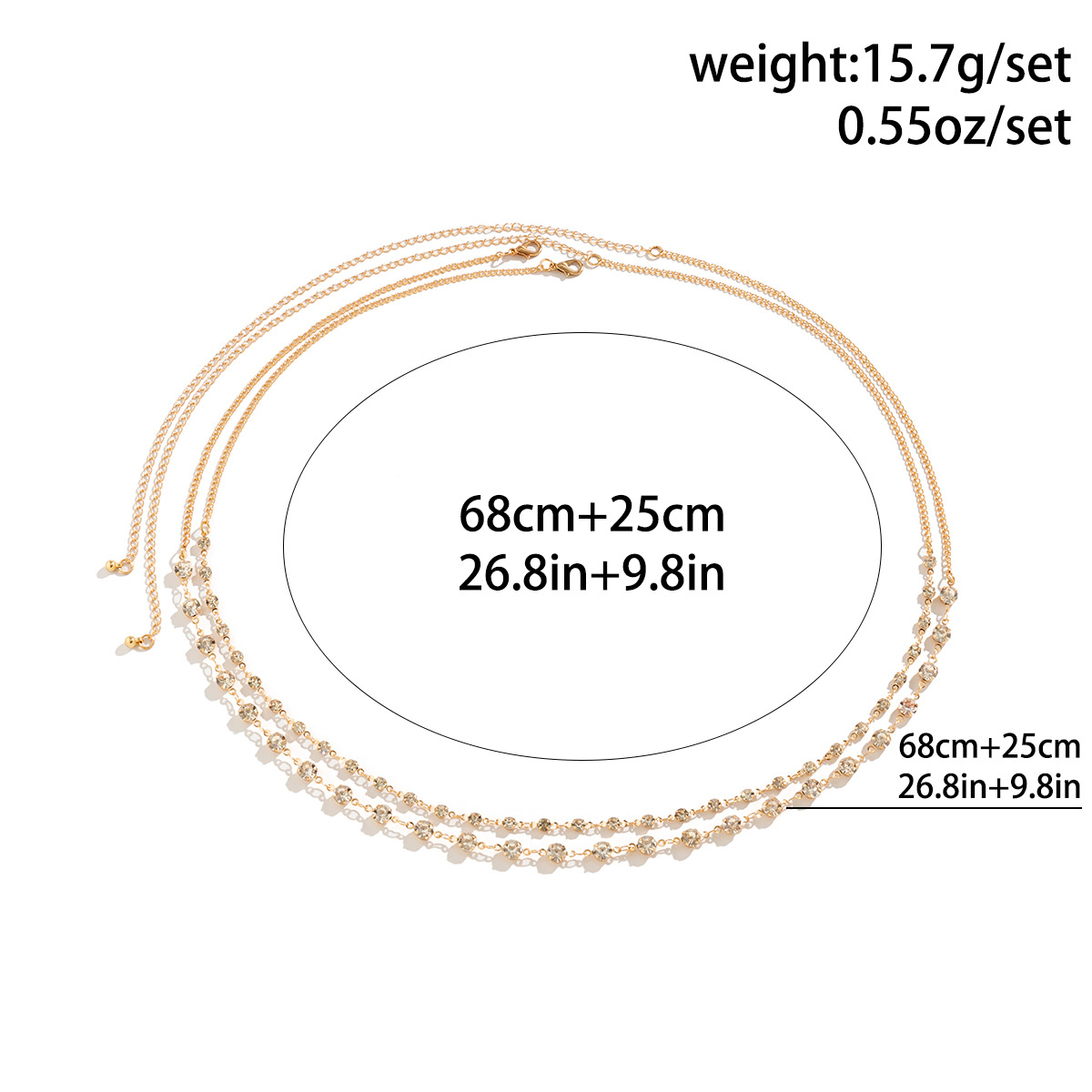 Retro Simple Sweet Luxury Shin - Body Jewelry Beach reseña y precio