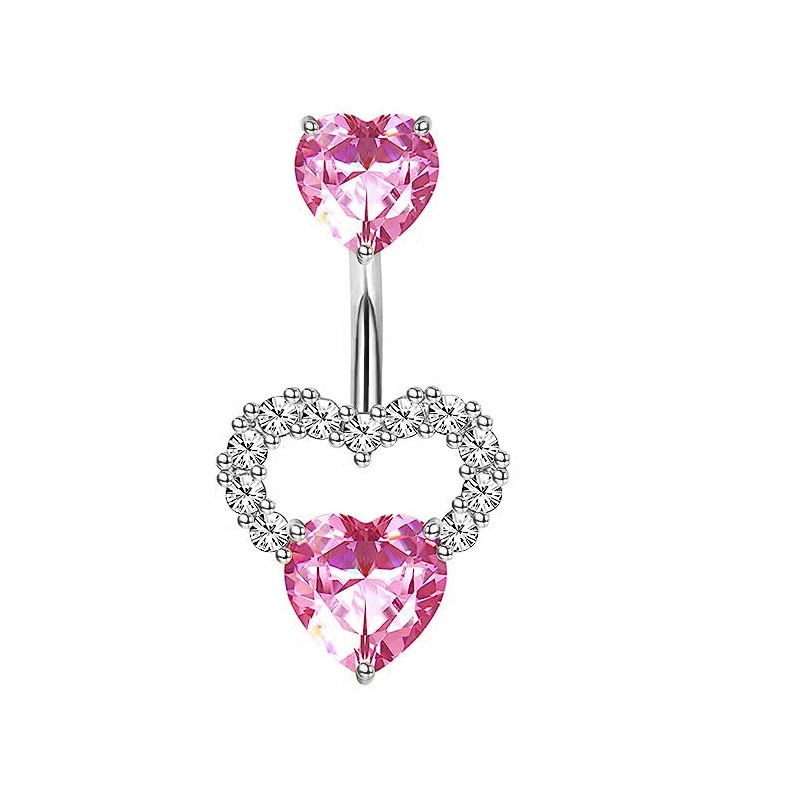 1PCS Pink Crown Belly Button R - Body Jewelry And Piercing reseña y precio