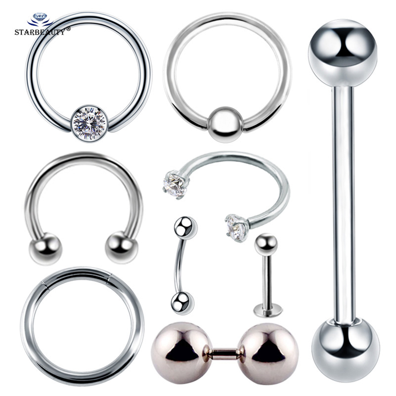 2pcs Multipurpose BCR Face Pie - Body Jewelry Vch reseña y precio