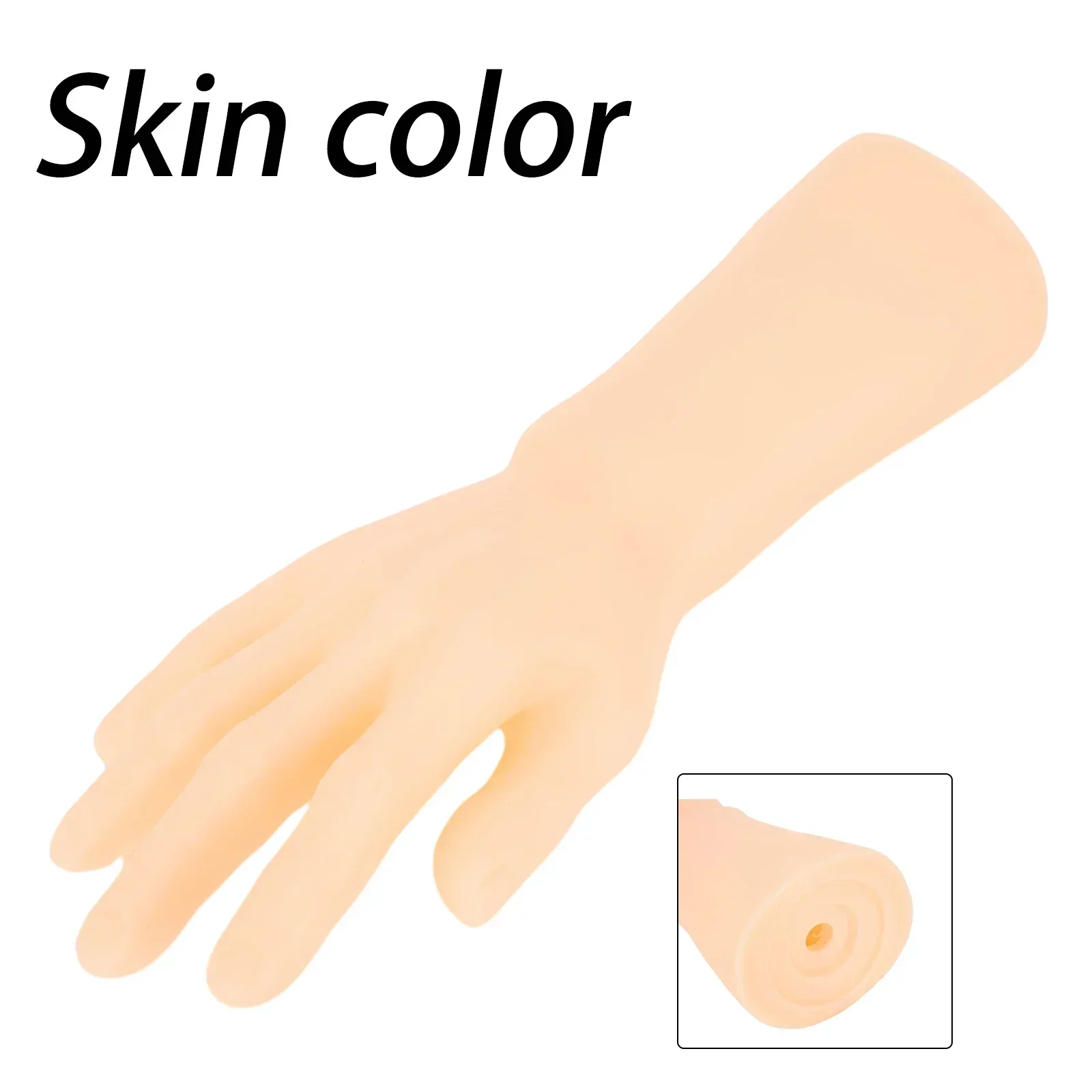 Male Right Hand Silicone Displ - Body Jewelry Shop reseña y precio