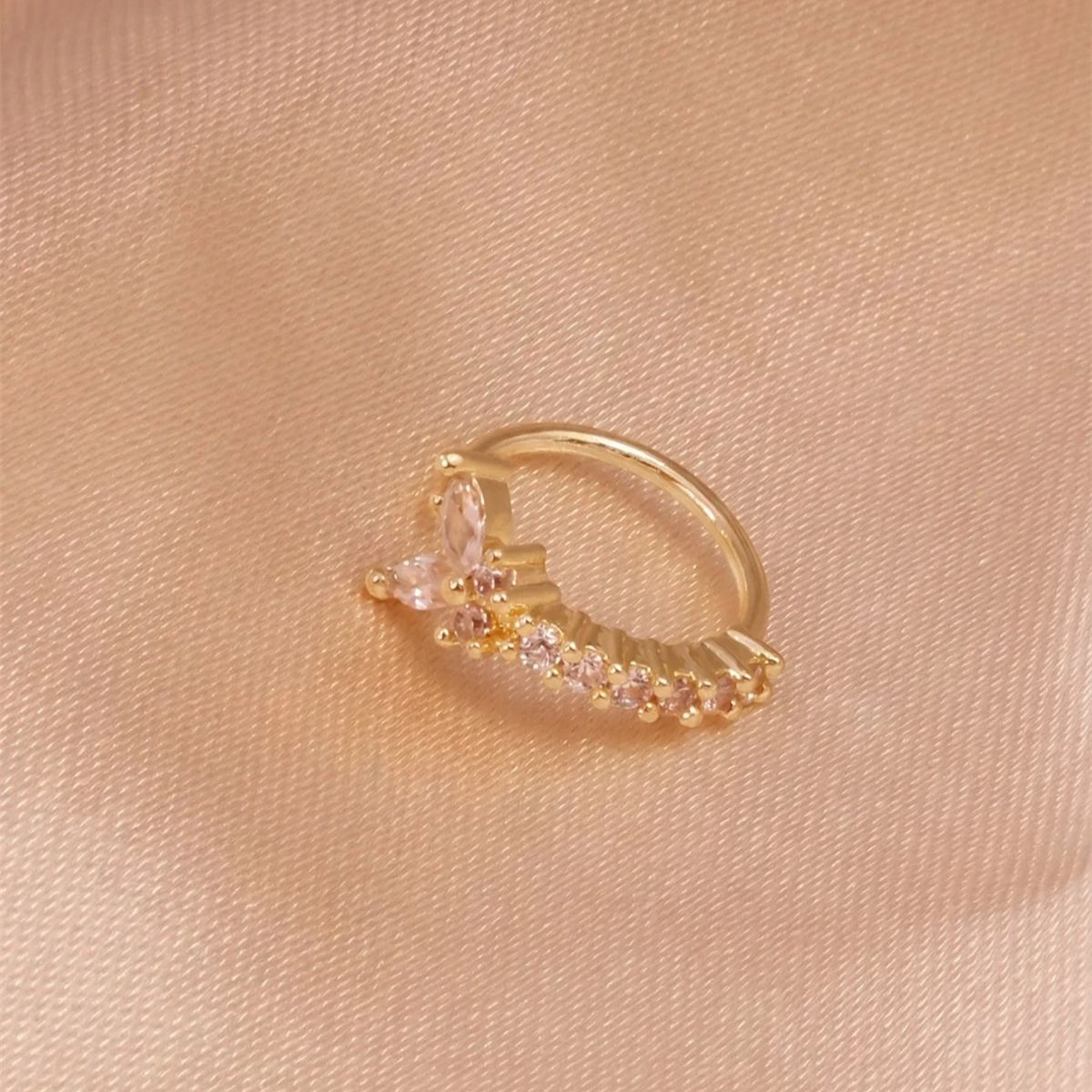 1PC Y - Shape Design No Pierci - Body Jewelry Nose Studs reseña y precio