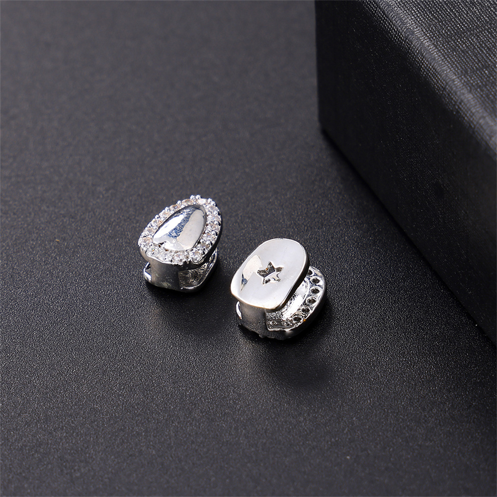 Hip-hop Micro-inlaid Zircon Br - Body Jewelry For Men reseña y precio