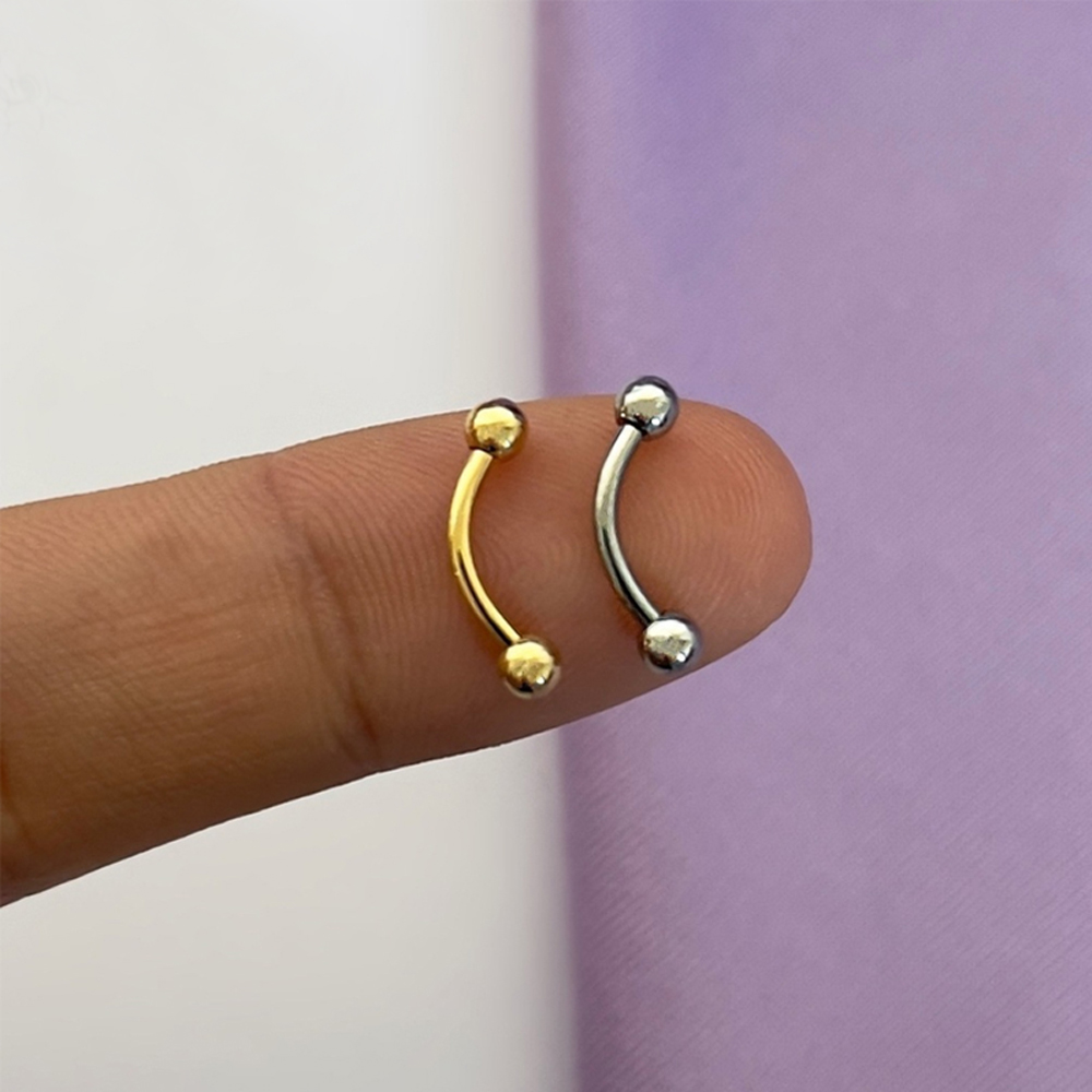 10 Pcs ASTM F136 Titanium Inte - Nipple Bar Curved reseña y precio