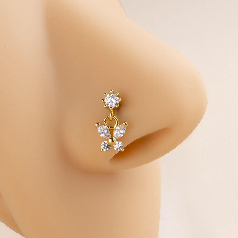 Stainless Steel Piercing Nose  - Body Jewelry Nose Studs reseña y precio