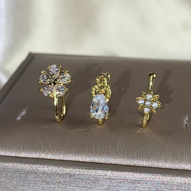 3-piece French style minimalis - Body Jewelry Nose Studs reseña y precio