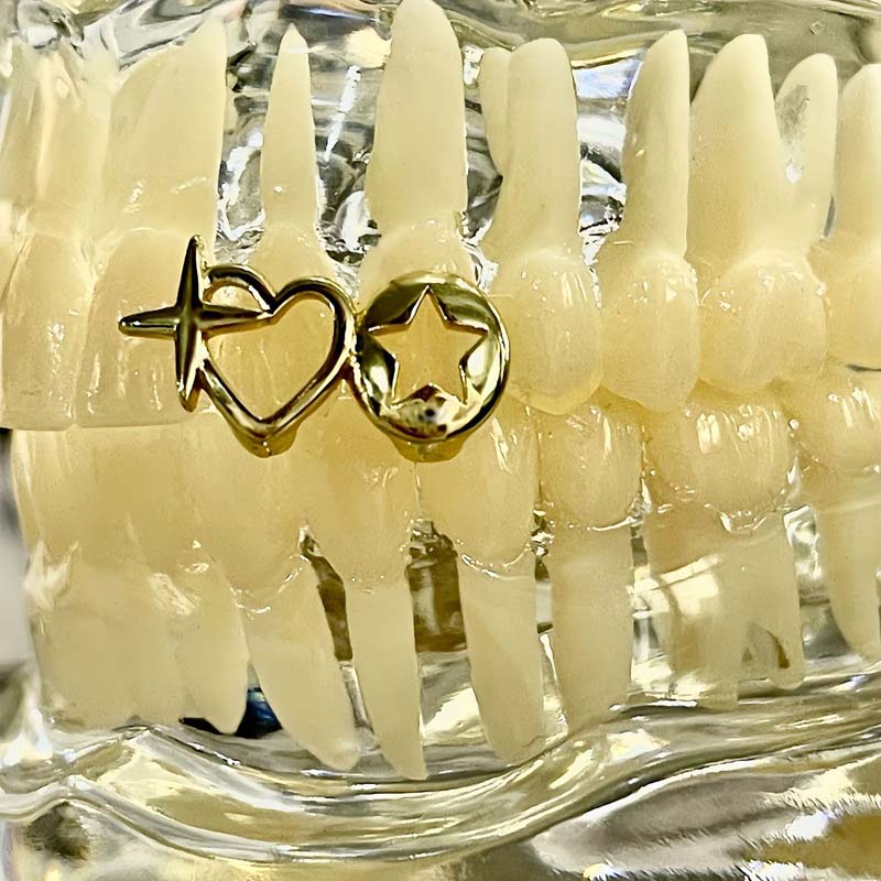 Punk Hip Hop Hollow Heart Teet - Body Jewelry For Men reseña y precio